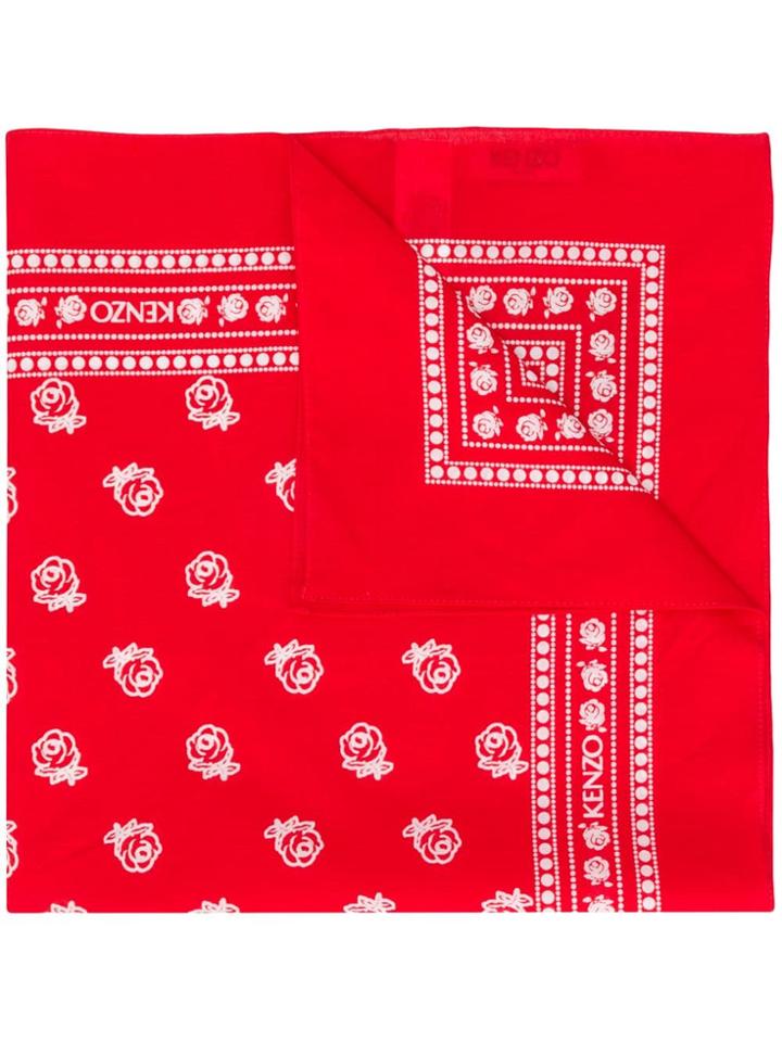 Kenzo Logo Bandana - Red