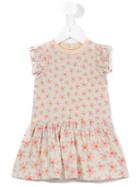 Stella Mccartney Kids - Floral Print Dress - Kids - Cotton - 18 Mth, Nude/neutrals