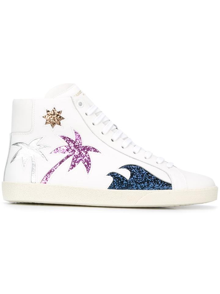 Saint Laurent 'court Classic Sea, Sex & Sun' Hi-top Sneakers