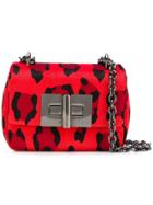 Tom Ford Mini Leopard Print Bag - Red