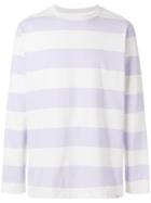 Norse Projects Striped Sweatshirt - Pink & Purple