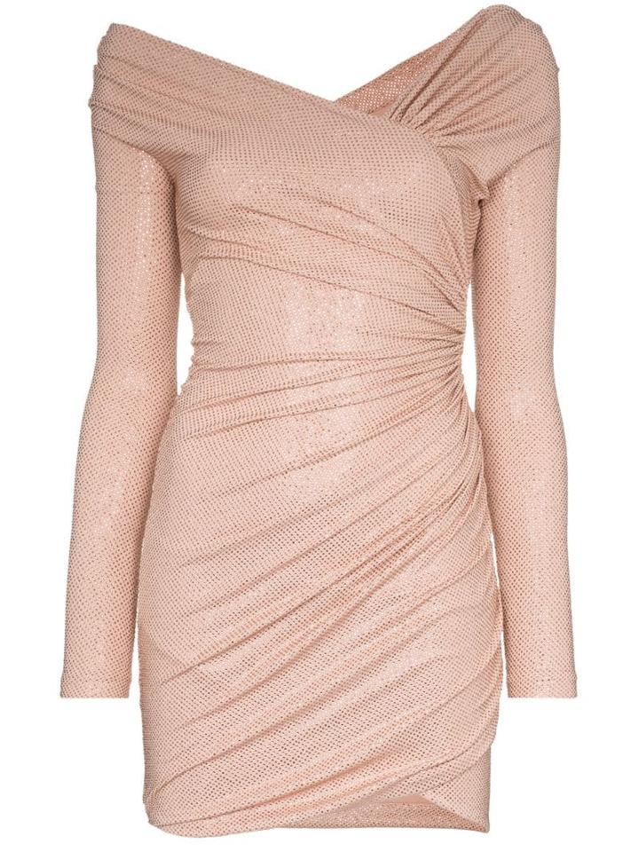 Alexandre Vauthier Off-the-shoulder Mini Dress - Pink