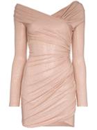 Alexandre Vauthier Off-the-shoulder Mini Dress - Pink