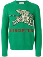Gucci Flying Tiger Sweater - Green