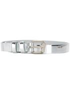 Philosophy Di Lorenzo Serafini Metallic Buckled Belt - Silver