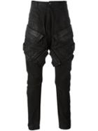 Julius Multi-pocket Trousers, Men's, Size: 2, Black, Cotton/polyester/polyurethane