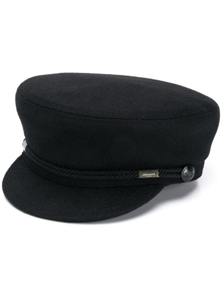 Saint Laurent Sailor Hat - Black