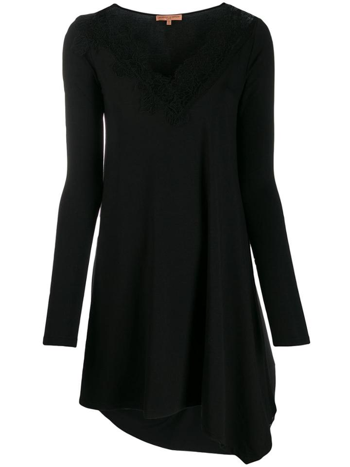 Ermanno Scervino Asymmetric Flared Dress - Black