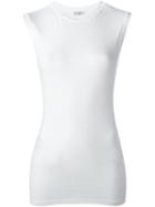 Brunello Cucinelli Classic Tank Top, Women's, Size: Large, White, Cotton/spandex/elastane/brass