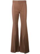 Chloé Front Slit Trousers - Brown