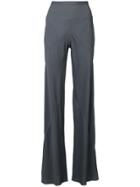 Rick Owens Flared Fitted Trousers - Grey