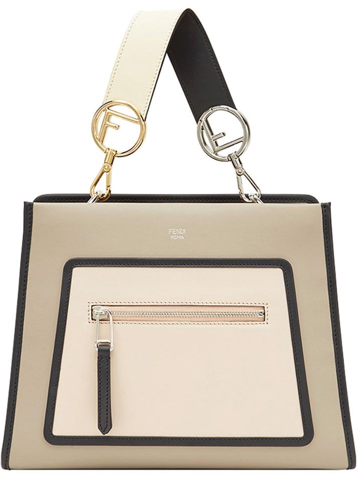 Fendi Runaway Small Tote - Nude & Neutrals