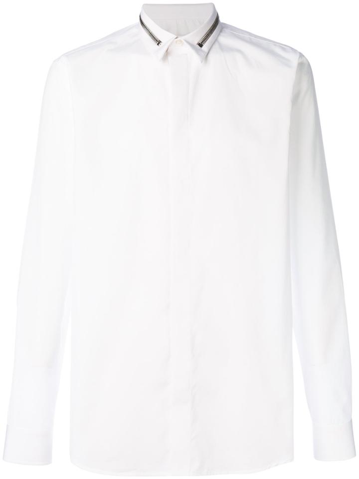Givenchy Zip Collar Shirt - White