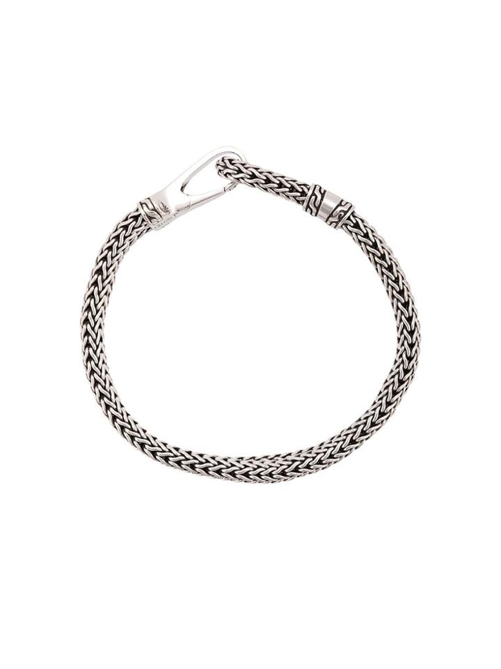 John Hardy Classic Chain Hook Clasp Bracelet - Metallic