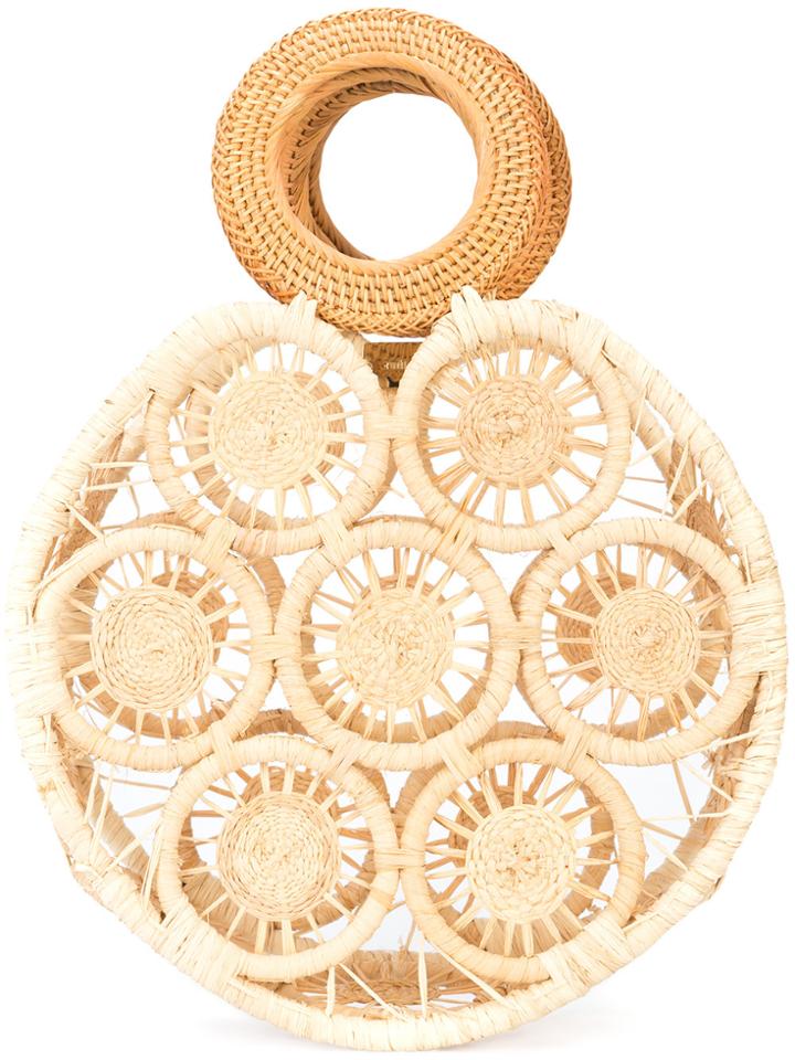 Cult Gaia Round Small Bag - Nude & Neutrals