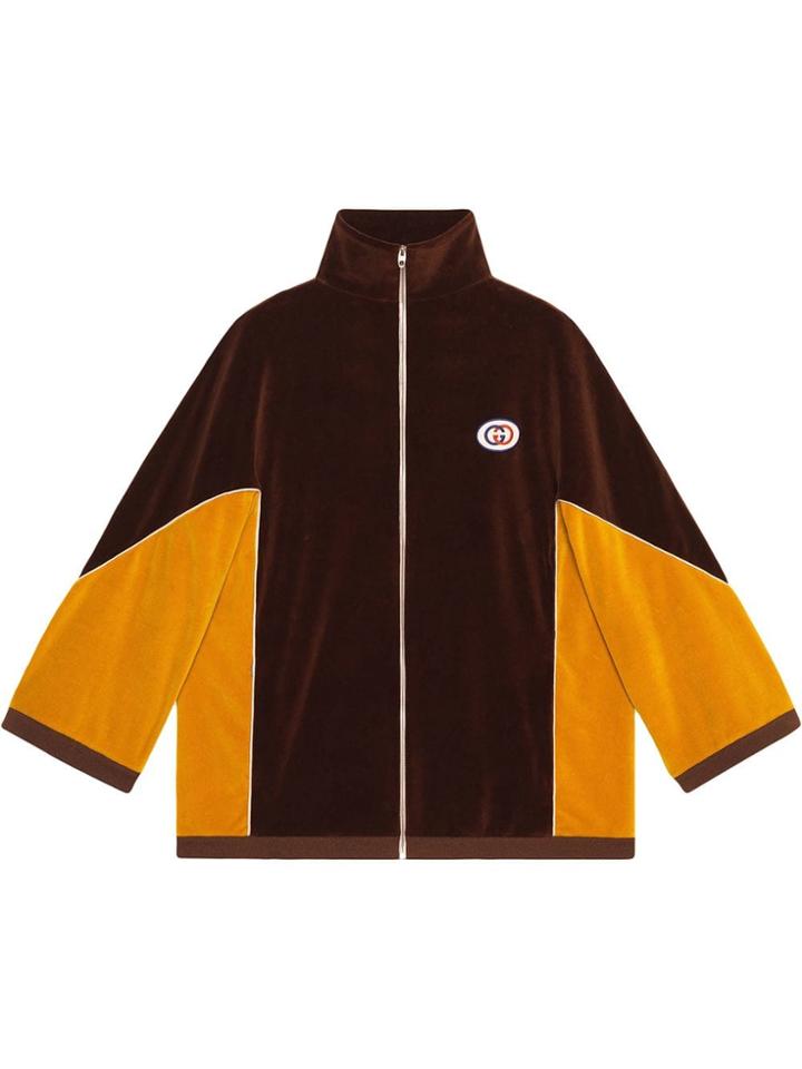 Gucci Chenille Kimono Jacket - Brown