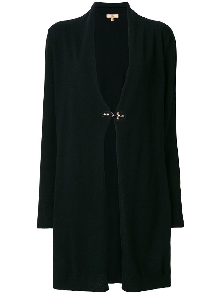 Fay Hook Fastened Cardigan - Black
