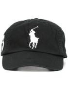 Polo Ralph Lauren Embroidered Logo Cap, Men's, Black, Cotton