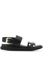Baldinini Studded Strap Sandals - Black