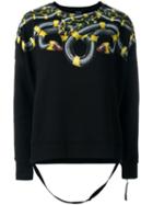 Marcelo Burlon County Of Milan Snake Printed Sweatshirt, Women's, Size: Xs, Black, Cotton
