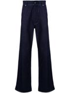 Missoni Contrast Stitch Wide-leg Jeans - Blue
