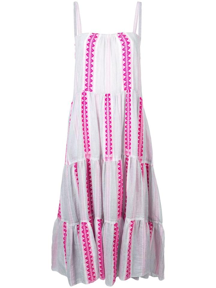 Lemlem Ribani Tiered Maxi Dress - Pink