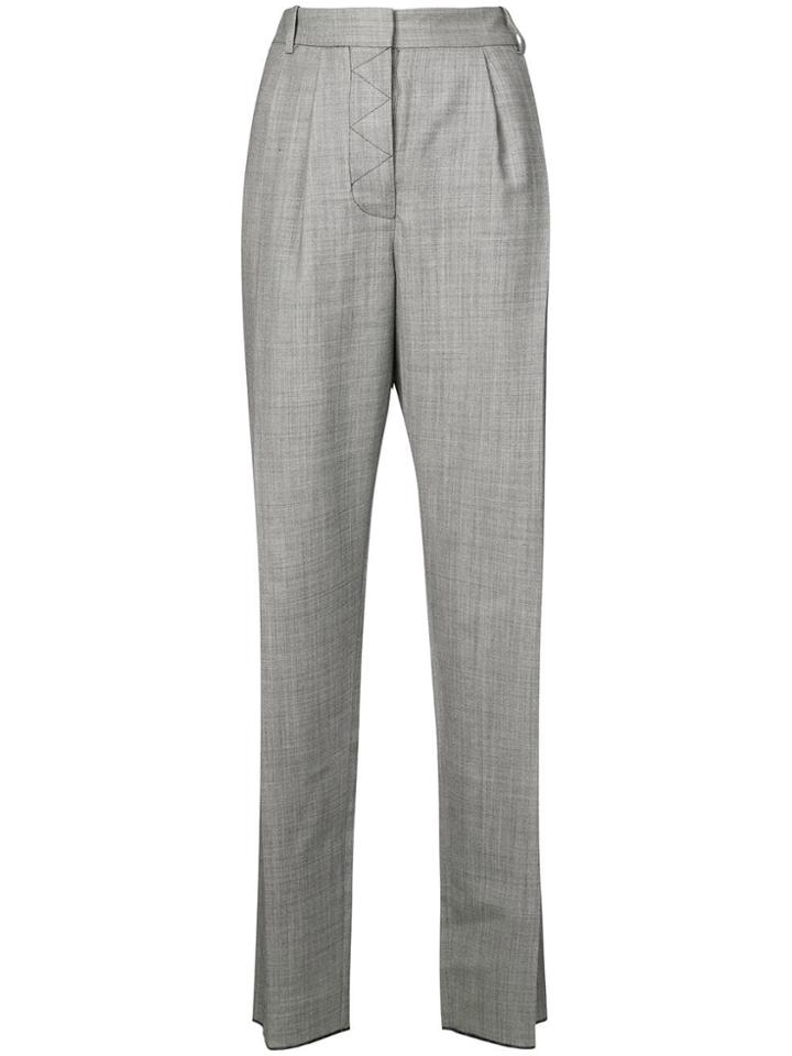 Victoria Beckham High Waist Tailored Trousers - Grey
