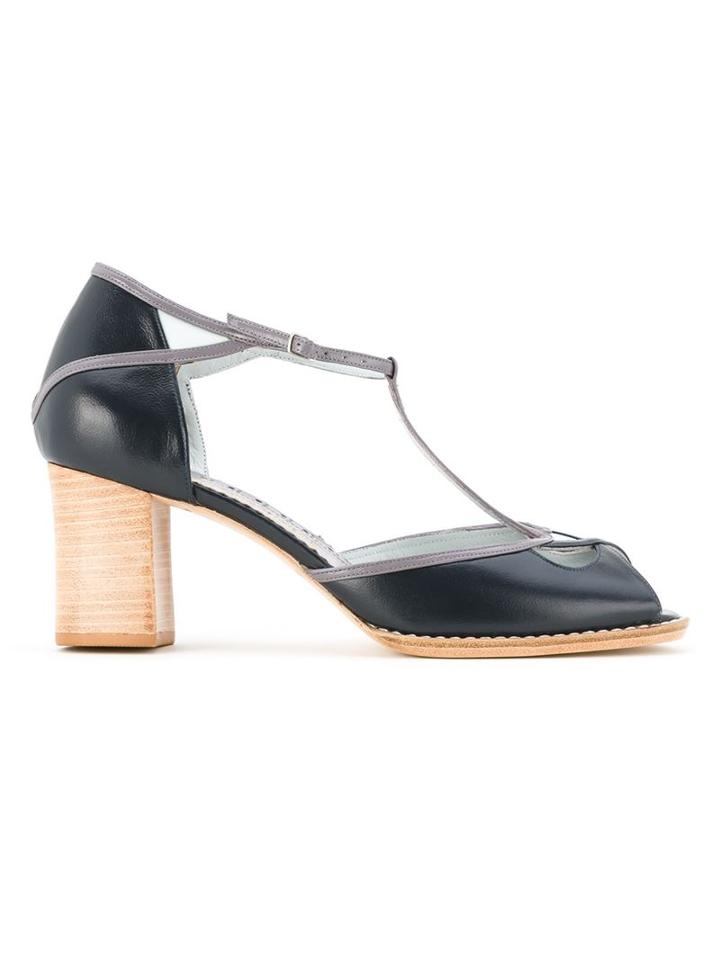 Sarah Chofakian Chunky Heel Sandals