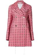 Marni Double Breasted Coat - Red