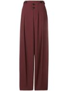 Chloé Wide-leg Trousers - Red