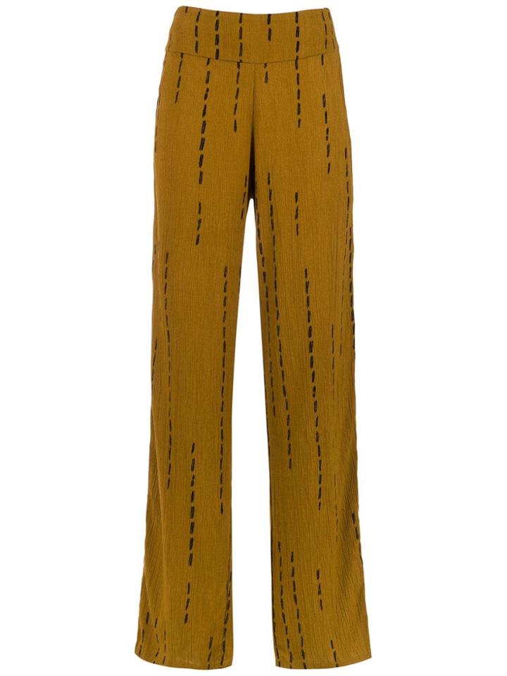 Uma Raquel Davidowicz Sugar Palazzo Pants - Yellow & Orange