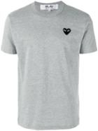 Comme Des Garçons Play - Heart Patch T-shirt - Men - Cotton - M, Grey, Cotton