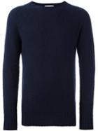 Ymc Crew Neck Pullover, Men's, Size: Small, Blue, Virgin Wool