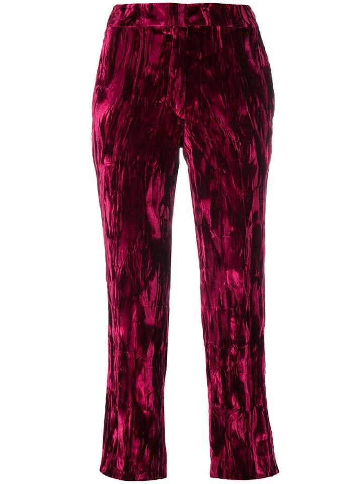 Dondup 'mery Loo' Cropped Trousers - Blue