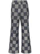 Mara Hoffman Mhoff Arlene Trs Stght Lg Dnm - Blue