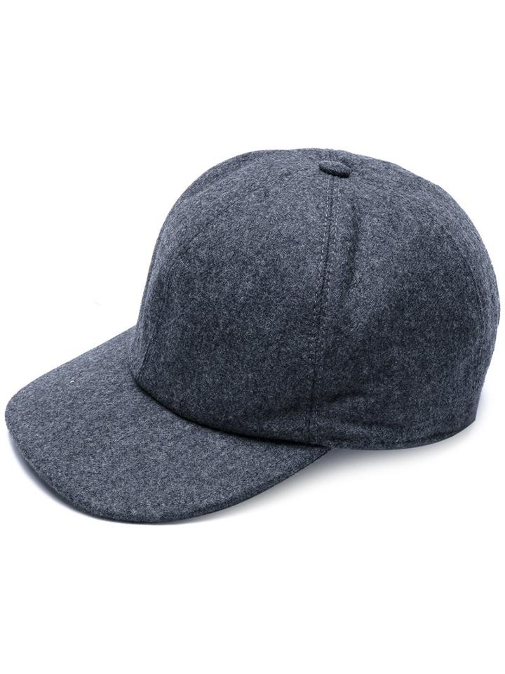 Brunello Cucinelli - Classic Baseball Cap - Men - Cotton/wool - M, Grey, Cotton/wool