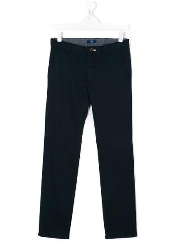 Gant Kids Slim Tailored Trousers - Blue