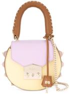 Salar Top Handle Shoulder Bag, Women's, Calf Leather/calf Suede