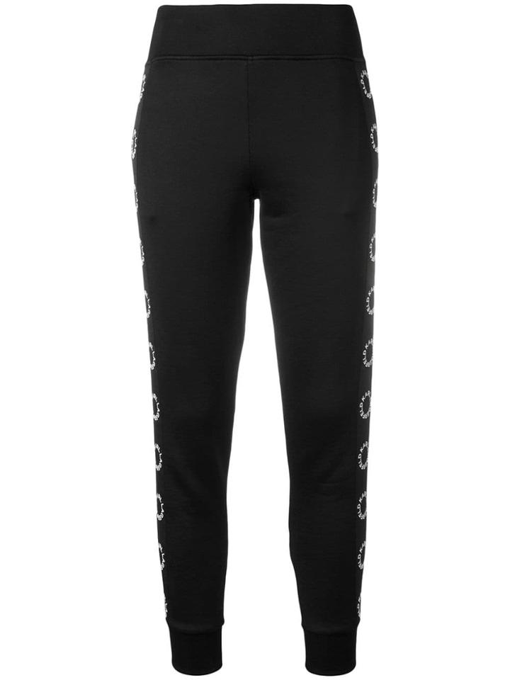 Karl Lagerfeld Circle Logo Track Pants - Black