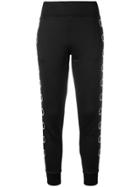Karl Lagerfeld Circle Logo Track Pants - Black