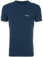 Versace Logo Print T-shirt - Blue