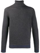Lardini Rollneck Knit Sweater - Grey
