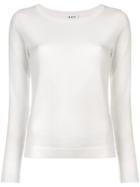 P.a.r.o.s.h. Fine Knit Sweater - White