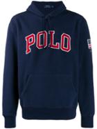 Polo Ralph Lauren Logo Fleece Hoodie - Blue