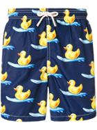 Mc2 Saint Barth Rubber Duck Swim Shorts - Blue