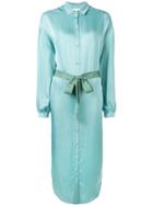Forte Forte Long Shirt-styled Dress - Blue