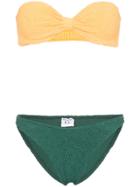 Hunza G Bandeau Top Bikini - Yellow & Orange