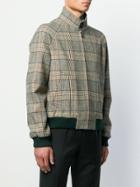 Prada Check Bomber Jacket - Neutrals