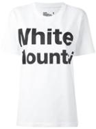 White Mountaineering Logo Print Shortsleeved Sweatshirt, Women's, Size: 2, Cotton