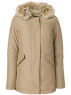Woolrich Feather Hooded Coat - Nude & Neutrals